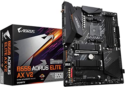 Gigabyte B550 AORUS ELITE AX V2 (Socket AM4/B550/DDR4/S-ATA 600/ATX/WiFi 6)