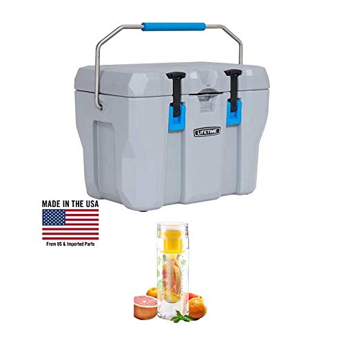 Lifetime High Performance Cooler with Water Bottle (28-Quart)