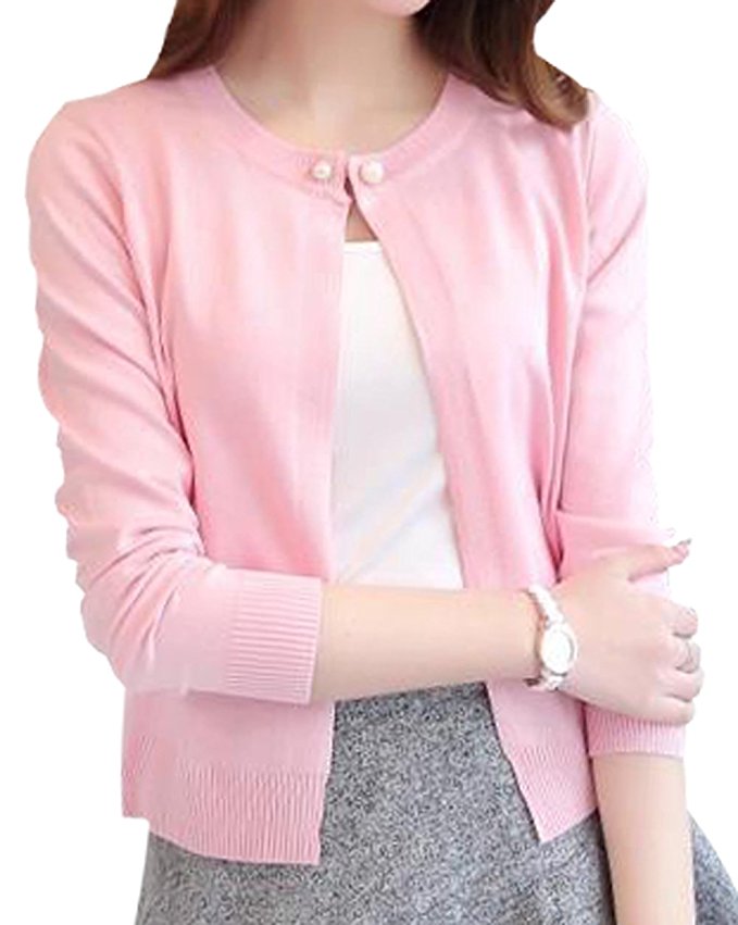 NianEr Womens Summer Cotton Plus Size Knitted Cardigan Ladies Thin Cardigans