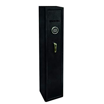 Stack-On SHD-SU-BG-E Stand Up Home Defense Safe with Electronic Lock, Black Granite, 12 x 11 x 55 inches