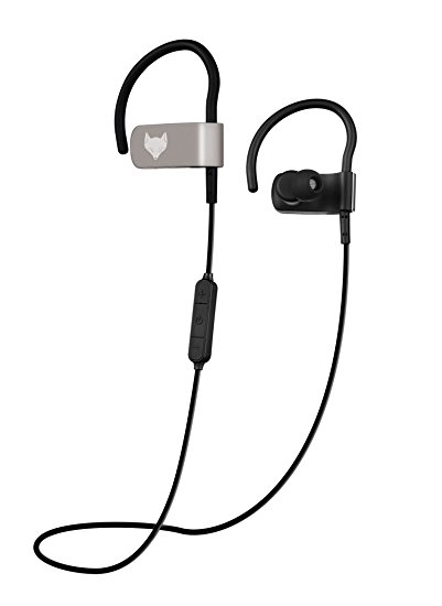 Bluetooth Earphones, icefox Wireless Stereo Headphones, Secure Fit for Sport, Gym with Built-in Mic ( (Bluetooth 4.1, aptX, CVC 6.0 Noise Cancelling, 7 Hours Play Time)