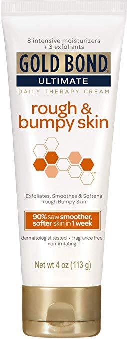 Gold Bond Ultimate Rough & Bumpy Daily Skin Therapy Cream, 4 Ounce (Pack of 2)