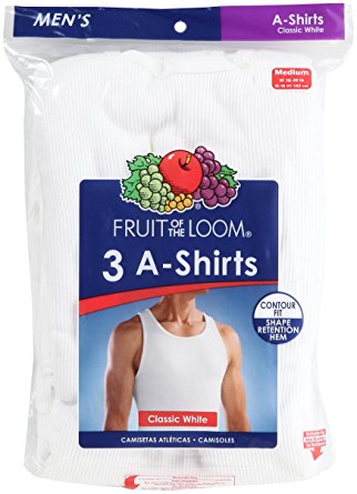 Fruit of the Loom Men's A-Shirt (Pack of 3)