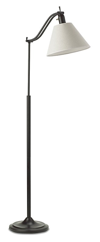 OttLite 20M15BZD-SHPR 20-watt Marietta Floor Lamp, Antiqued Bronze