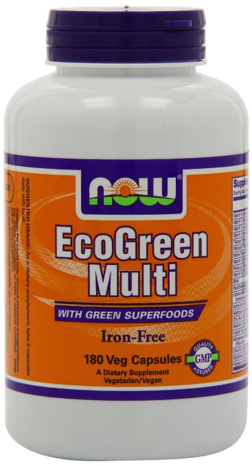 NOW Foods Eco-green Multi, 180 Capsules