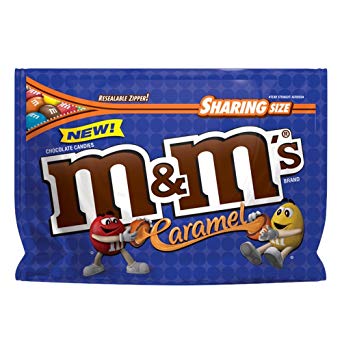 M&M's Caramel Chocolate Candies 272.2g Sharing Size Bag