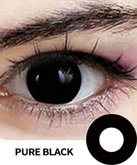 Cosplay Eyes Cute Colored Charm and Attractive Fashion Contact Lenses Color Blends Cosmetic Makeup Eye Shadow (A Pair)