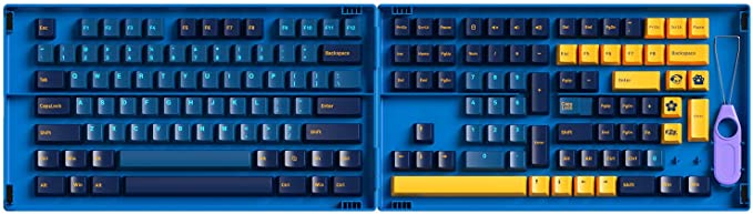 Akko Macaw 157-Key Cherry Profile Double-Shot PBT Keycap Set for Mechanical Keyboards with Collection Box