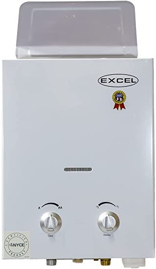 Excel Tankless On-Demand Gas Water Heater VENTFREE – Propane (LPG) - Low Water Pressure Startup