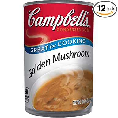 Campbell's Condensed Golden Mushroom Soup, 10.5 oz. Can (Pack of 12)