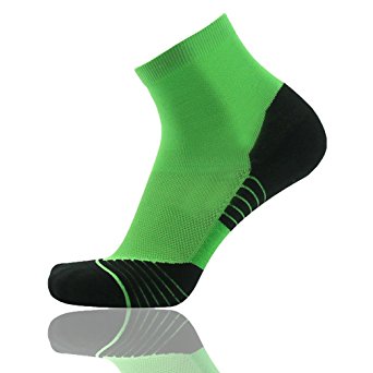 Running Socks, NIcool Mens Athletic Performance Comprssion Ankle Dress Socks