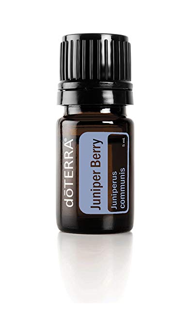 doTERRA Juniper Berry Essential Oil - Supports Healthy Kidney and Urinary Tract Function, Natural Skin Toner, Cleanser, Detoxifying Agent, Calming Effect; For Diffusion, Internal, Topical Use - 5 ml