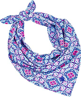 Coolibar UPF 50  Girl's Aqua Bandana - Sun Protective