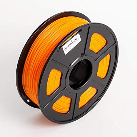 SUNLU PETG 3D filament 1.75mm 1KG(2.2lb), PETG 3D Printer Filament, Dimensional Accuracy  /- 0.02 mm, 1 kg Spool, 1.75 mm, Orange PETG