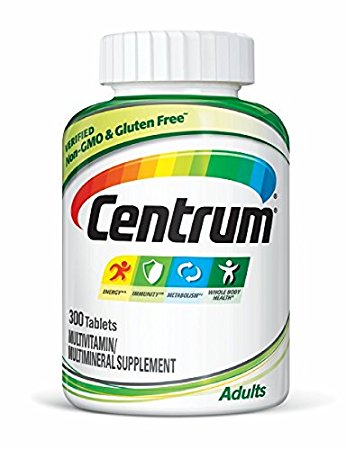 Centrum (300 Count) Multivitamin / Multimineral Supplement Tablet, Vitamin D3