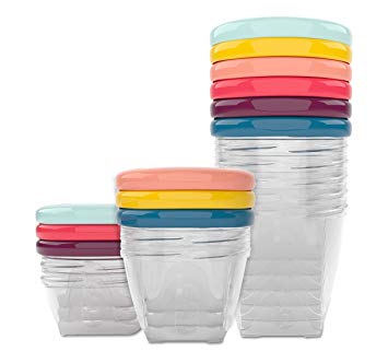 Babymoov Leak Proof Storage Bowls BPA Free Containers with Lids, Ideal to Store Baby Food or Snacks for Toddlers