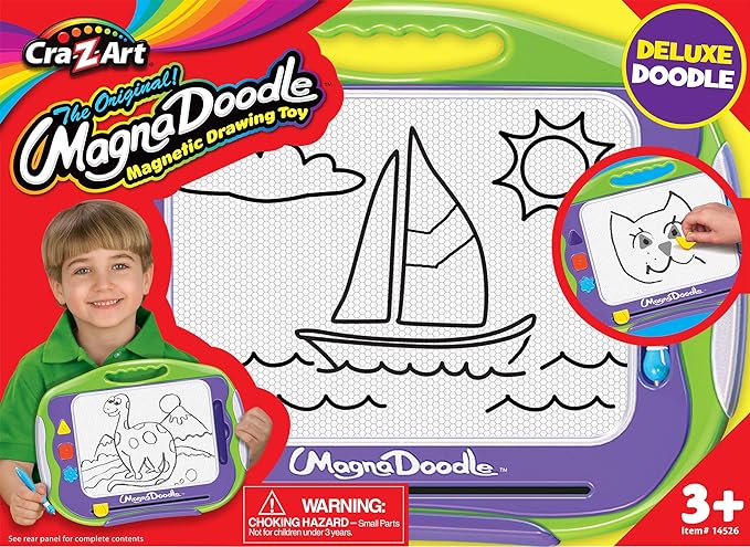 Cra-Z-Art The Original Magna Doodle Deluxe Magnetic Drawing Toy