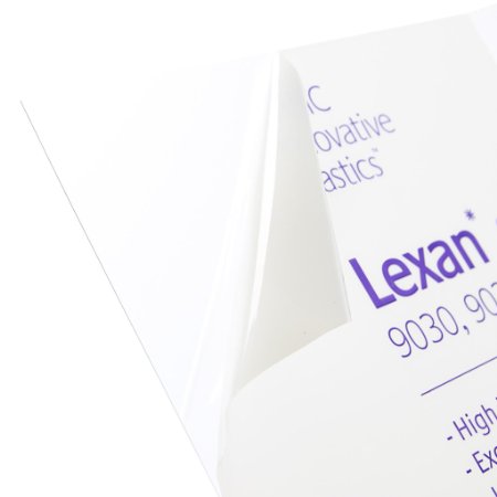 Lexan Sheet - Polycarbonate - .030" - 1/32" Thick, Clear, 12" x 12" Nominal