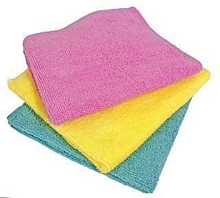 Norwex Antibacterial, Antimicrobial Microfiber Wash Cloths, Vibrant Set of 3 Body Pack