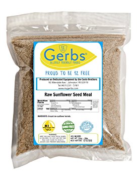 Ground Sunflower Seed Meal, 1 LB Bag - Food Allergy Safe & Non GMO -Vegan & Kosher - Full Oil Content Protein Powder - Product of United States
