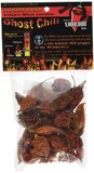Smoked Dried Ghost Chili Pepper - Organic Authentic Indian Bhut Jolokia - Whole Pods 12 oz 100 Satisfactions Guarantee