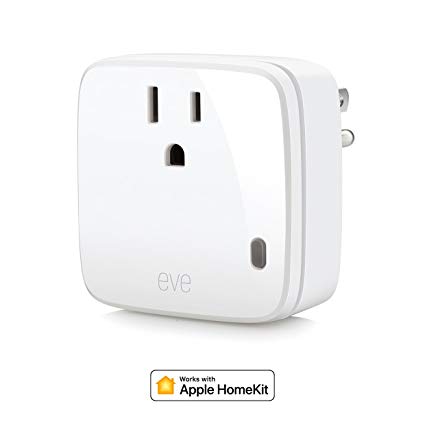Eve Energy - Smart Plug & Power Meter, switch a connected device on and off, voice control, no bridge necessary, Bluetooth Low Energy (Apple HomeKit)