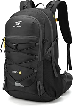 SKYSPER Hiking Backpack for Men Women, 35L Waterproof Travel Backpack Lightweight Camping Backpack Outdoor Daypack - BOGDA35