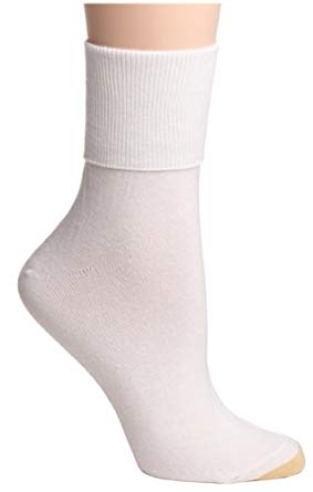 Gold Toe Women's Turn-Cuff Sock, Pack of Three