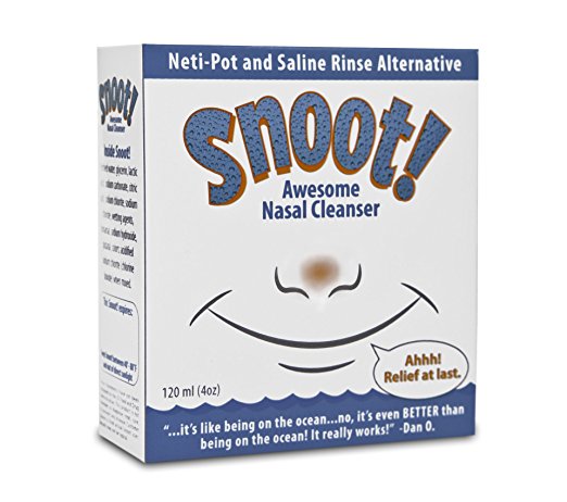 Snoot! Nasal Cleanser, the Travel-Friendly, Natural Neti Pot Alternative