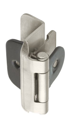 Amerock BP8704-G10 Double Demountable Hinge 1/2-Inch Overlay, Satin Nickel