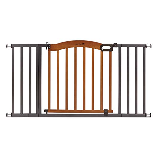 Summer Infant Decorative Wood and Metal 5 Foot Pressure Mounted Gate