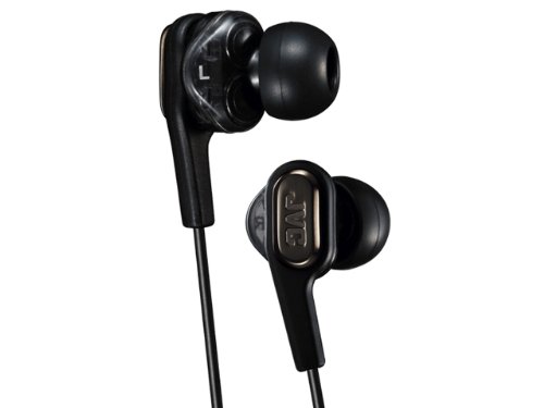 JVC HA-FXT90 Marshmallow Inner-Ear Earbuds with Microphone & Remote (Black)