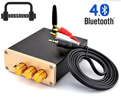 Nobsound® Bluetooth 4.0 HiFi TPA3116 Digital Amplifier Audio with Power Adapter