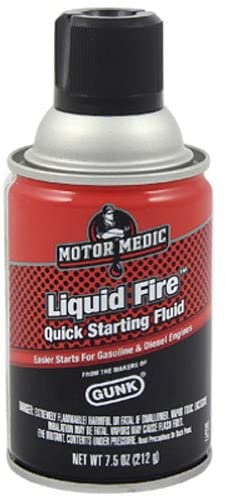 Niteo Motor Medic M3911 Liquid Fire Quick Starting Fluid - 7.5 oz.