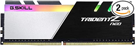 G.SKILL 16GB (2 x 8GB) Trident Z Neo Series DDR4 PC4-28800 3600 MHz 288-Pin Desktop Memory Model F4-3600C14D-16GTZNB