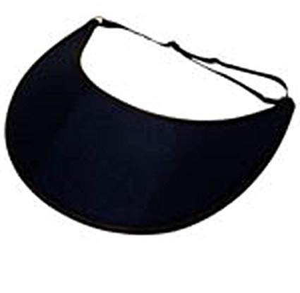 No Headache Lites Black Adjustable Visor