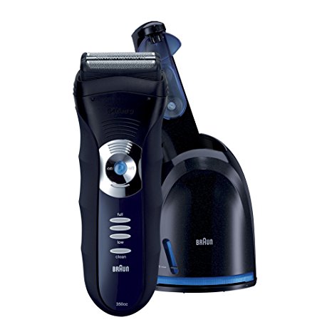 Braun 3 Series 350cc-4 Shaver, Black/Blue