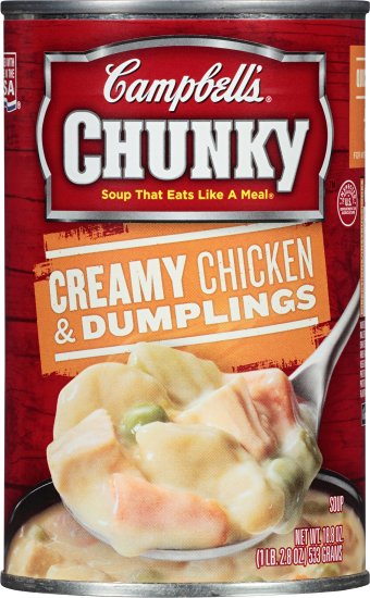 Campbell's Chunky Soup, Creamy Chicken & Dumplings, 18.8 Ounce