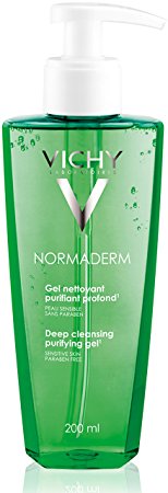 Vichy Normaderm Daily Deep Cleansing Gel Acne Face Wash with Salicylic Acid,  6.76 Fl. Oz.