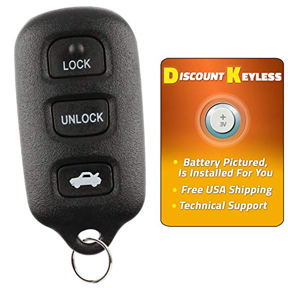 Discount Keyless Replacement Key Fob Car Remote For Toyota Camry Corolla Sienna Solara GQ43VT14T