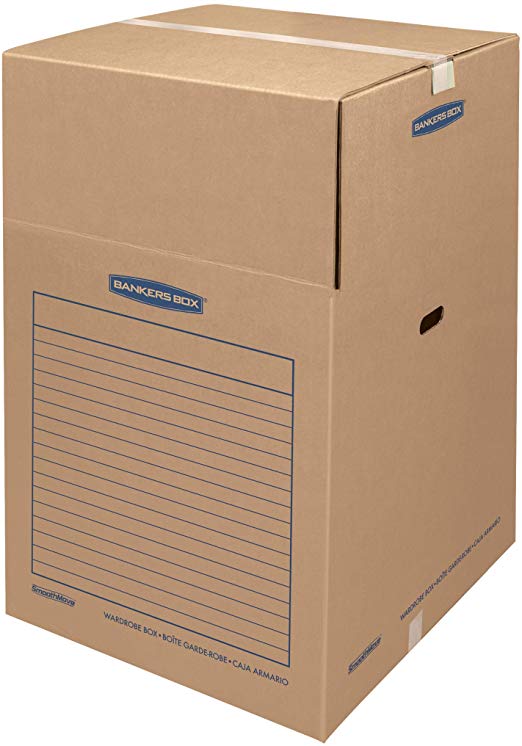 SmoothMove Wardrobe Box Large, 3 Pack (8811001)