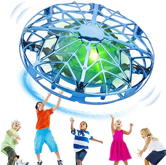 KToyoung Hand Operated Drones for Kids Adults,Hands Free UFO Drone Mini Drone Small Flying Ball Toy Indoor Outdoor Motion Sensor Helicopter Ball Toys for Kids 6 7 8 9 10 and Up Years Boys Girls Gift