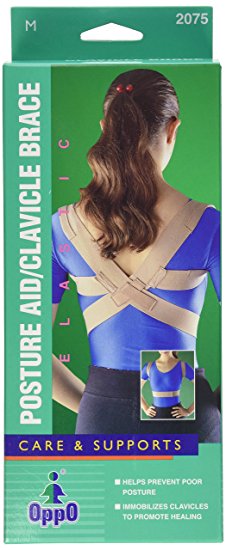 Oppo Medical Elastic Posture Aid /Clavicle Brace (Unisex; Natural), Large