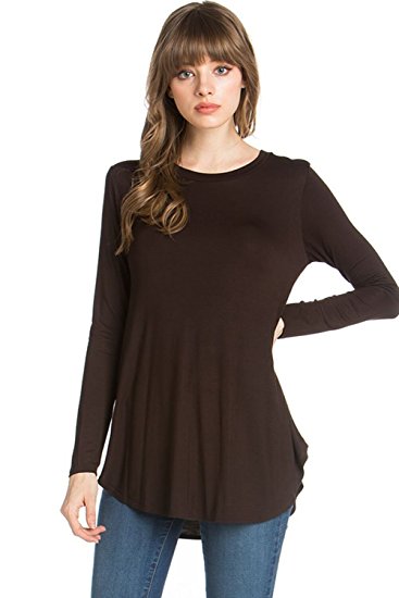 Azules Women's Long Sleeve Flowy Tunic