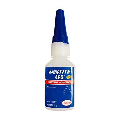 Genuine Henkel Loctite 495 - Super Glue - Instant Adhesive - General Purpose - 20 Gr