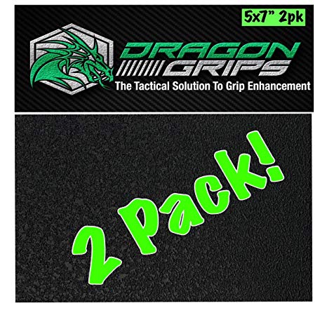Dragon Grips 5x7 2 pack Rubber textured Grip tape nonslip decal tape