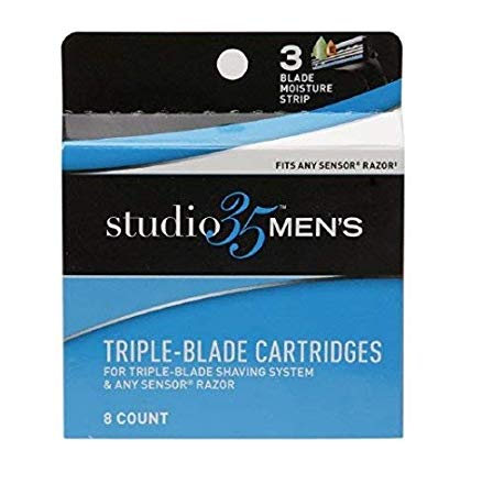 Studio 35 For Men Triple Blade Cartridges, 8 ea