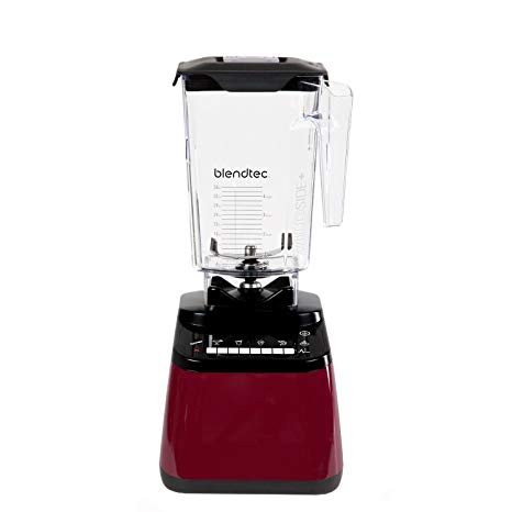 Blendtec Designer 650 Red Blender with Wildside  Jar