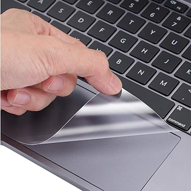 [2PCS] TrackPad Protector Skin for 2023-2020 MacBook Pro 13 Inch M2 A2338 M1 A2289 A2251 Track Pad Cover Skin for 2023 MacBook Pro 13 A2338 A2289 A2251 with Touch Bar Touch ID Laptop Accessories,Clear