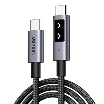 UGREEN Uno Cable USB C 100W, Cable USB Tipo C Carga Rápida PD 3.0 Compatible con MacBook Air Pro, Dell, iPad Pro Air, iPhone 16/15 Plus Pro Max, Galaxy S24 Ultra S23 S22, Pixel 9 Pro, etc. 2M